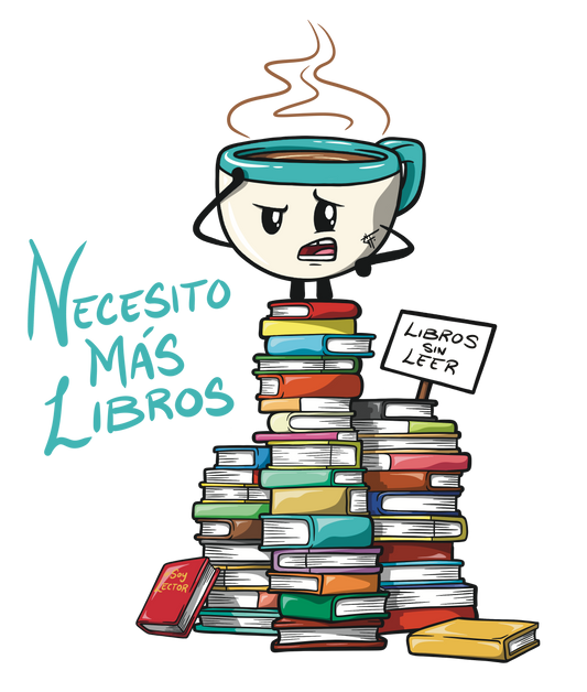 Sticker " Necesito Más Libros"