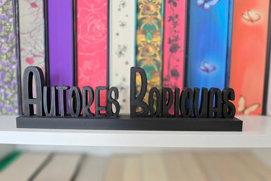 Autores Boricuas 3D Print (Color Negro)